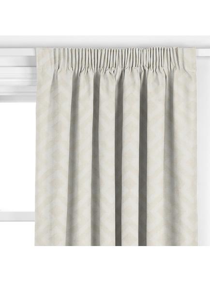 John Lewis Meeko Made to Measure Curtains or Roman Blind, Marshmallow - view 2, Marshmallow