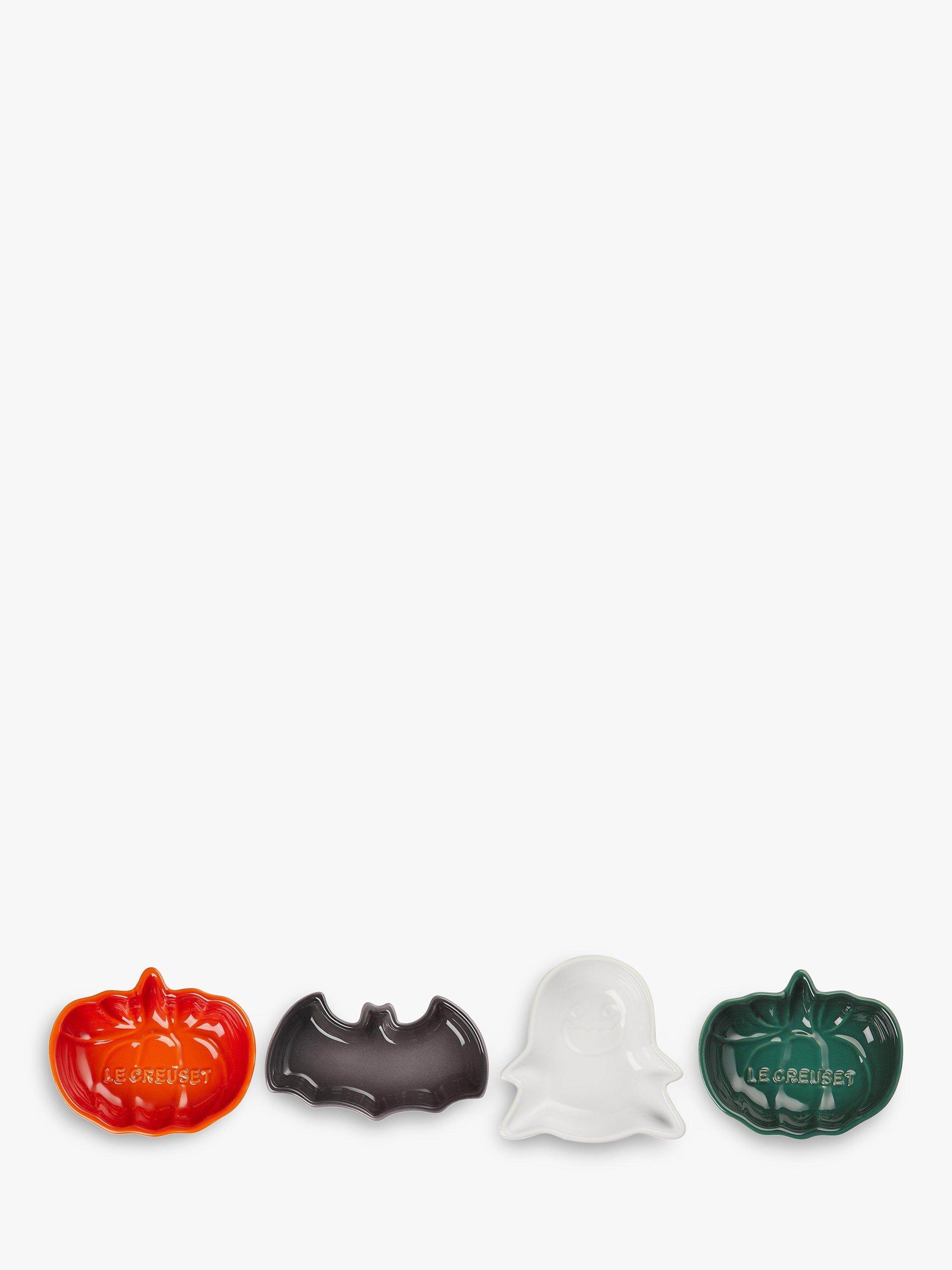 Le Creuset Stoneware Mini Halloween Dish, Set of 4, 11cm, Assorted