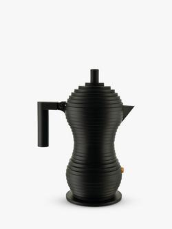 Alessi Pulcina Espresso Coffee Maker, Black