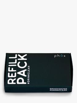 Phox Water Filter Clean Refill 3 Month Pack, Black