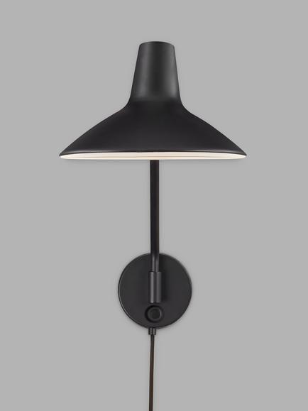 Nordlux Darci Touch Wall Light, Black - view 2, Black