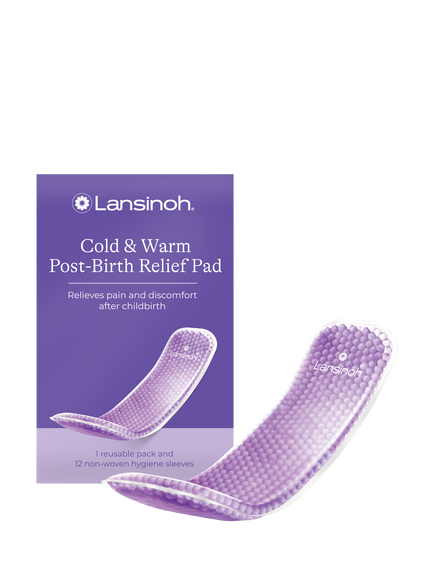 Lansinoh Cold & Warm Post Birth Relief Pad, White