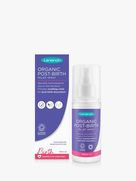 Lansinoh Organic Post Birth Relief Spray, 100ml, White
