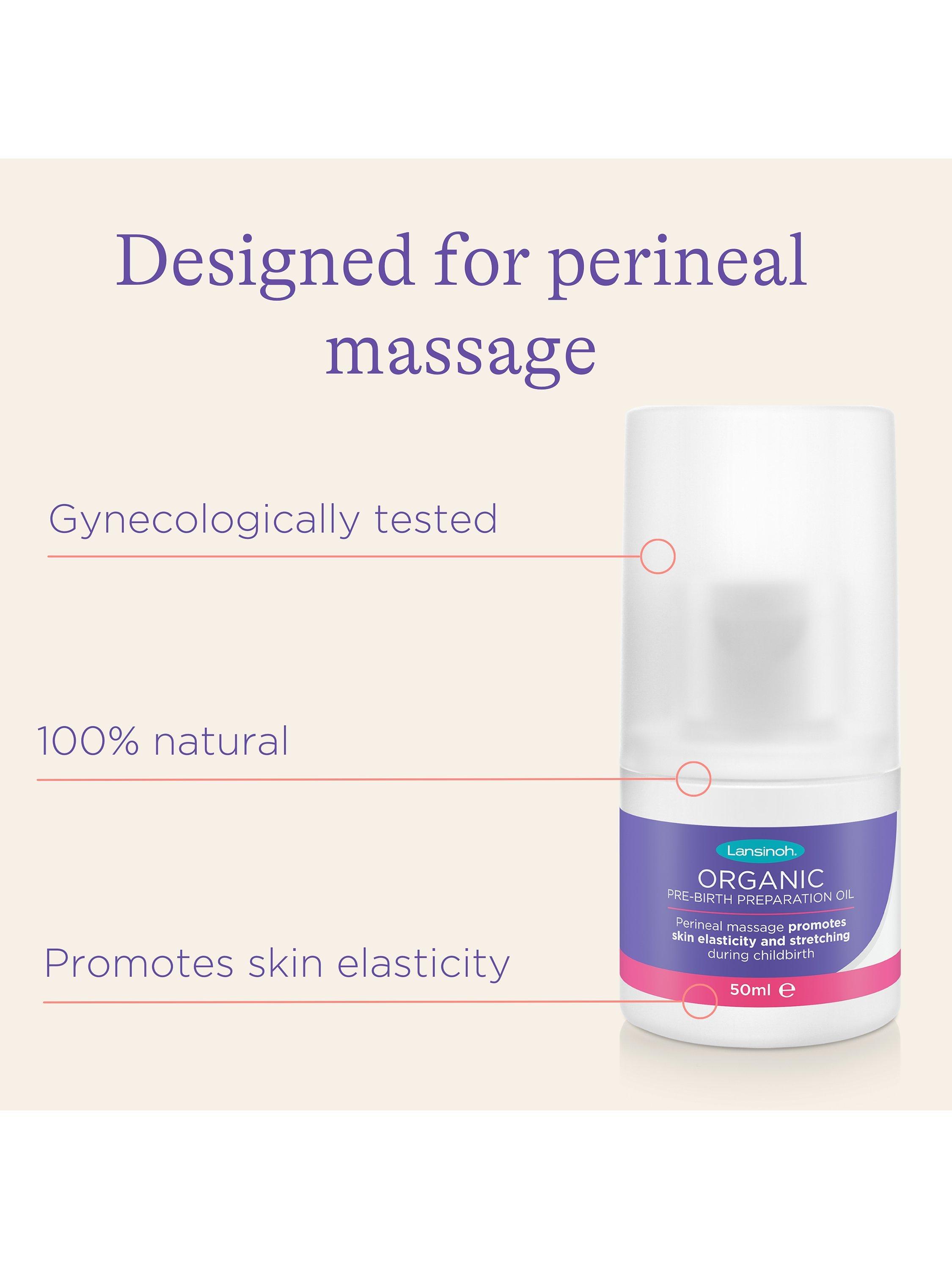 Product image 5 of 7, which shows Lansinoh Organic Pre-Birth Preparation Oil