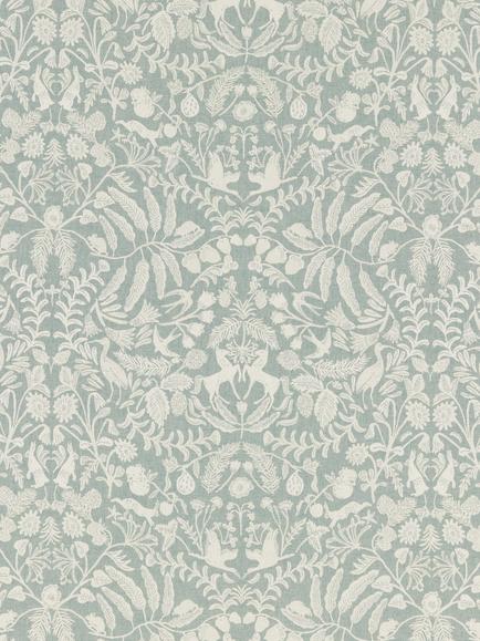 John Lewis Woodland Fable Made to Measure Curtains or Roman Blind, Sage, Sage