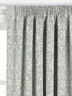 John Lewis Woodland Fable Made to Measure Curtains or Roman Blind, Sage - view 2, Sage