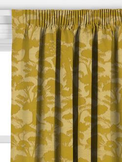 John Lewis Fougere Made to Measure Curtains or Roman Blind, Gold - view 2, Gold