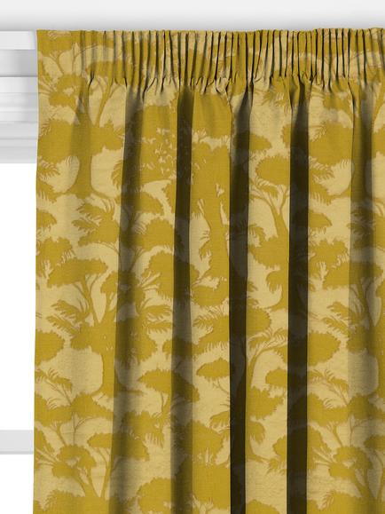 John Lewis Fougere Made to Measure Curtains or Roman Blind, Gold - view 2, Gold