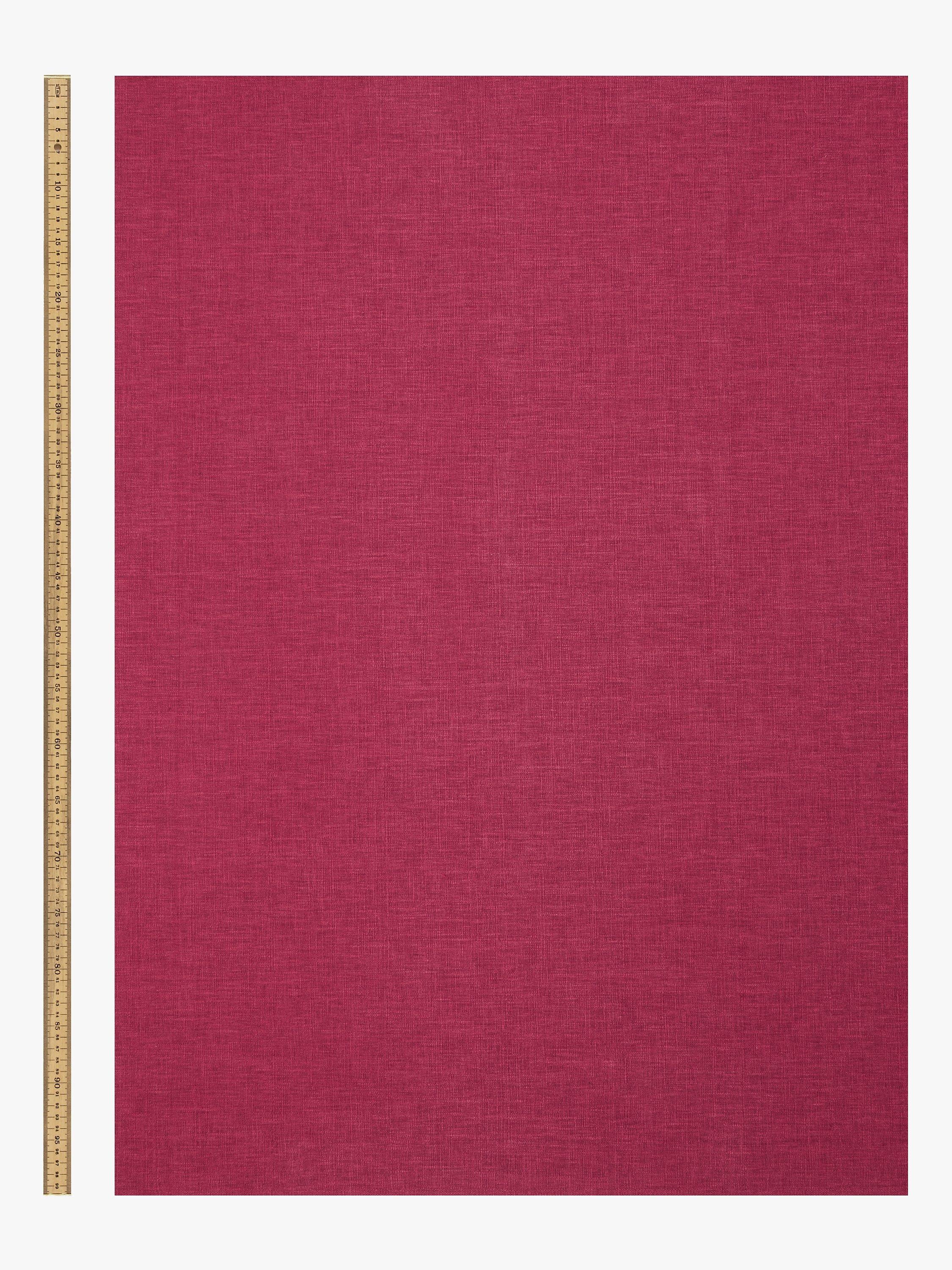 John Lewis Cotton Blend Furnishing Fabric, Raspberry