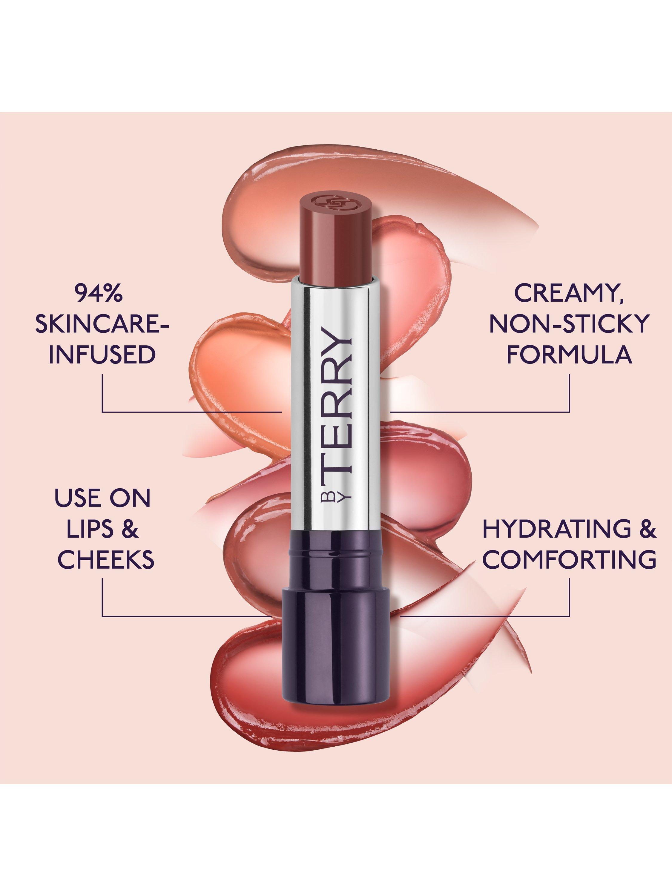 Product image 5 of 6, which shows BY TERRY Hyaluronic Hydra-Balm Hydrating Lipstick, 3 Tea Time