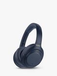 Sony WH-1000XM4 Noise Cancelling Wireless Bluetooth NFC High Resolution Audio Over-Ear Headphones with Mic/Remote, Midnight Blue