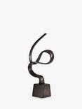 Libra Interiors Abstract Metal Wellness Sculpture, H51cm, Bronze