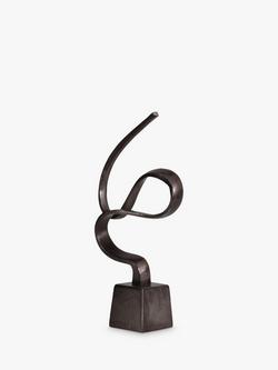 Libra Interiors Abstract Metal Wellness Sculpture, H51cm, Bronze, Bronze