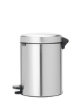 Brabantia newIcon Fingerprint Proof Pedal Bin, 5L, Matt Steel