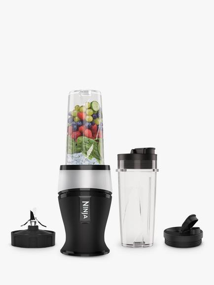 Ninja QB3001UKS Smoothie Maker, Black/Silver, Black/Silver