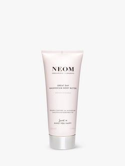 NEOM Wellbeing London Great Day Magnesium Body Butter, 200ml, 