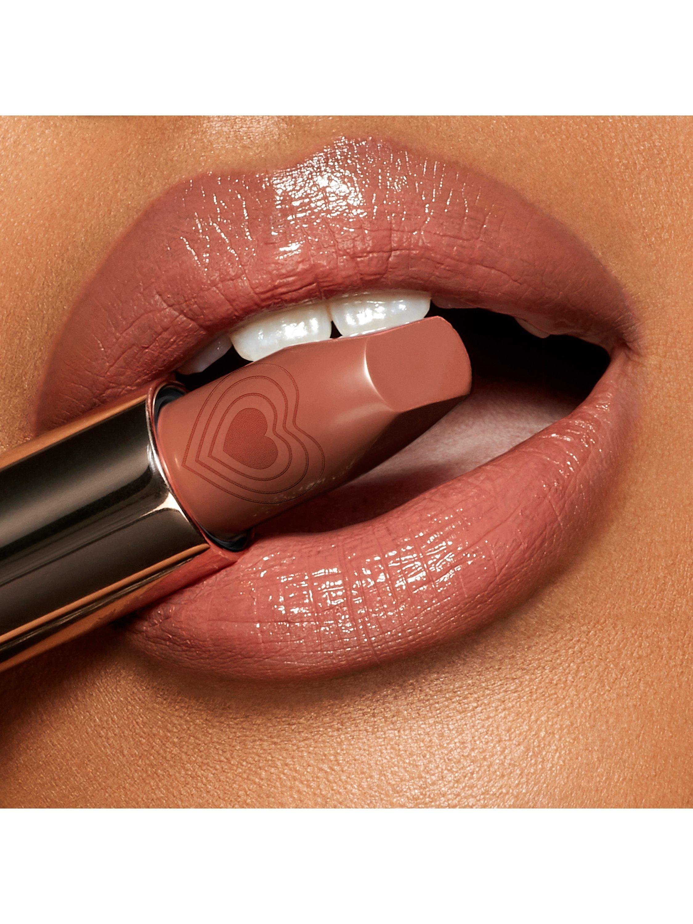 Product image 3 of 7, which shows Charlotte Tilbury Look of Love Lipstick, Nude Romance
