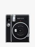 Fujifilm Instax Mini 40 Instant Camera with Built-In Flash & Hand Strap, Black