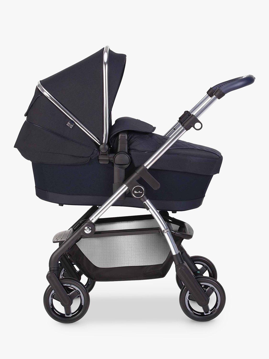 Silver Cross Wayfarer 2021 Pushchair and Carrycot, Sapphire