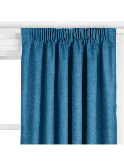 John Lewis Cotton Blend Made to Measure Curtains or Roman Blind, Fjord - view 2, Fjord