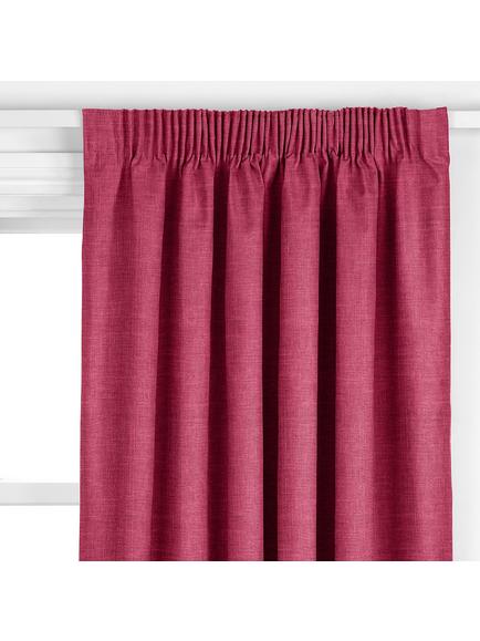 John Lewis Cotton Blend Made to Measure Curtains or Roman Blind, Raspberry - view 2, Raspberry