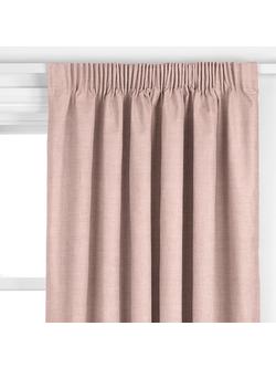 John Lewis Cotton Blend Made to Measure Curtains or Roman Blind, Plaster - view 2, Plaster