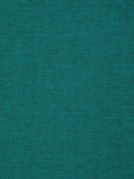 John Lewis Cotton Blend Made to Measure Curtains or Roman Blind, Dark Peacock, Dark Peacock