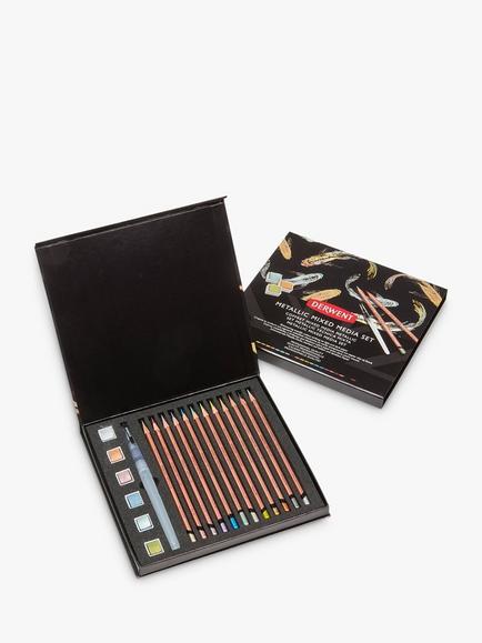 Derwent Metallic Mixed Media Set - view 2, Multi