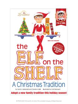 The Elf on the Shelf Book & Girl Elf with Blue Eyes Set - view 2, Multi