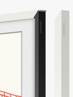 Customisable Modern Frame Bezel for Samsung The Frame, 65 inch (2021 - 2025 Models), White, White