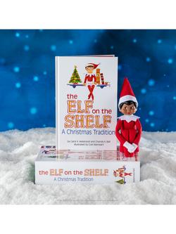 The Elf on the Shelf Book & Girl Elf with Brown Eyes Set, Multi