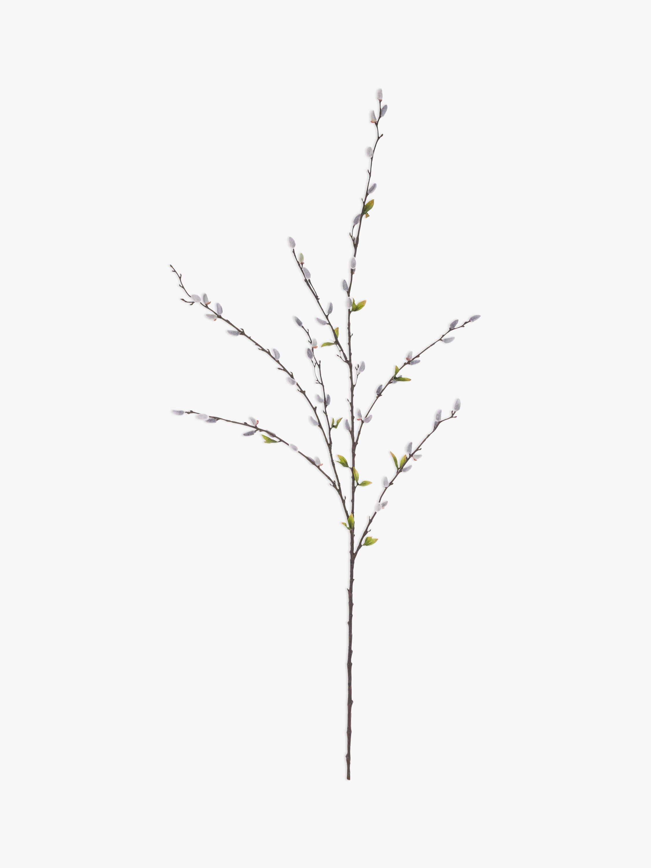Floralsilk Artificial Pussy Willow Spray
