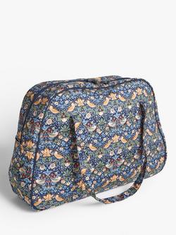 John Lewis William Morris Strawberry Thief Print Sewing Machine Bag, Blue/Multi, Blue/Multi