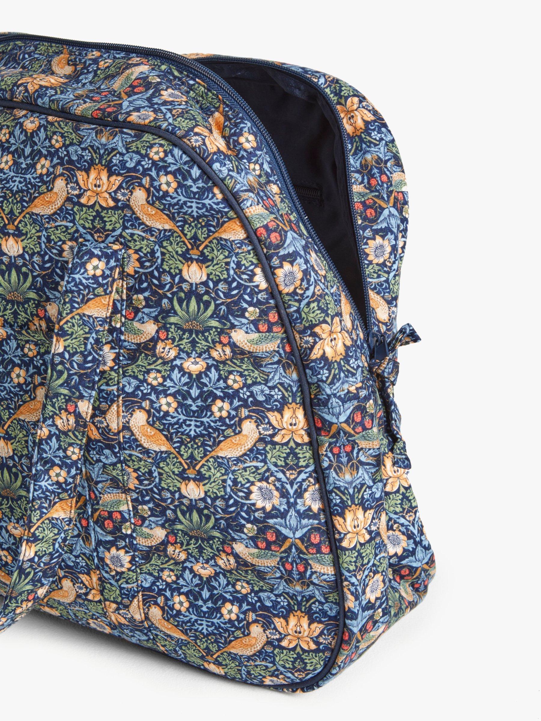 John Lewis William Morris Strawberry Thief Print Sewing Machine Bag Blue Multi