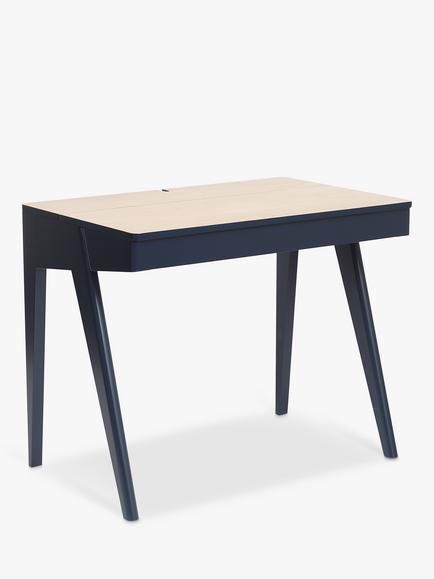 John Lewis Lift Storage Desk, Blue, Blue
