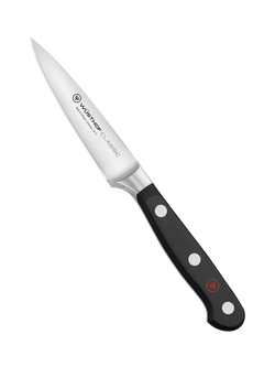 WÜSTHOF Classic Stainless Steel Paring Knife, 9cm, Silver/Black