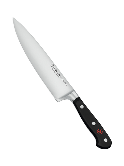 WÜSTHOF Classic Stainless Steel Cook's Knife, 20cm, Silver/Black