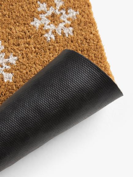 John Lewis Robin Merry Christmas Door Mat - view 2, Neutral