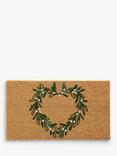 John Lewis Mistletoe Heart Door Mat