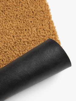 John Lewis Mistletoe Heart Door Mat - view 2, Neutral