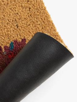 John Lewis Christmas Wreath Trio Door Mat - view 2, Neutral