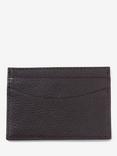 Barbour Amble Leather Card Holder, Dark Brown