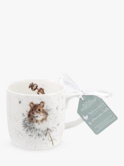 Wrendale Designs Country Mice Bone China Mug, 310ml, White/Multi - view 2, White/Multi