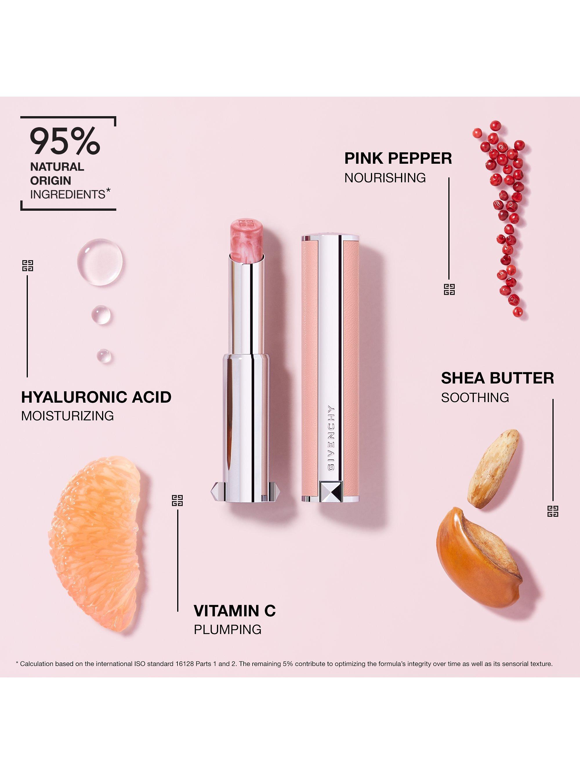 Product image 2 of 7, which shows Givenchy Rose Perfecto Beautifying Lip Balm, N110 Milky Nude