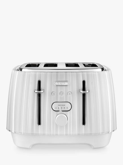 De'Longhi Ballerina 4-Slice Toaster, White