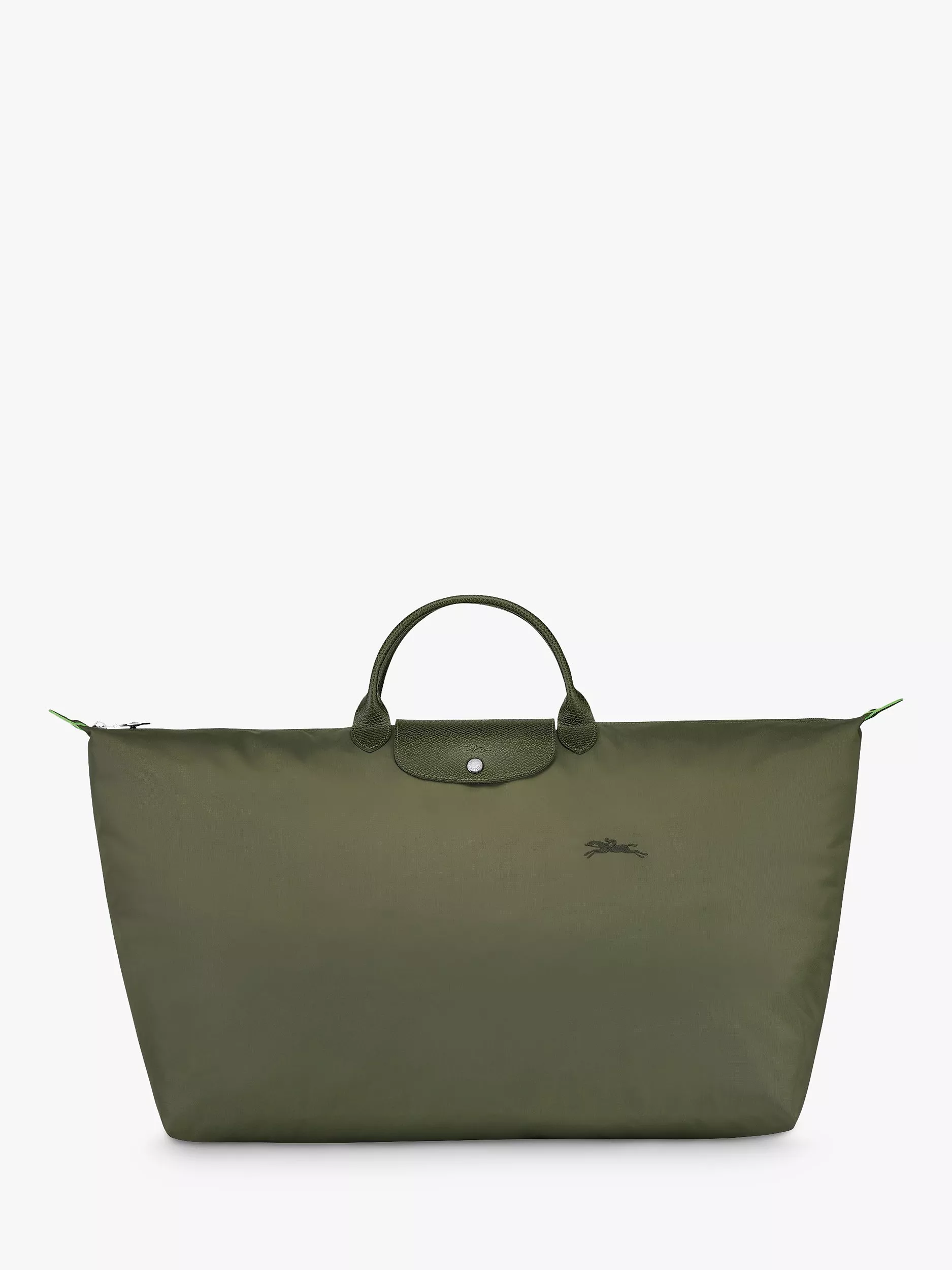 Longchamp Le Pliage Green Recycled Canvas XL Travel Bag Forest