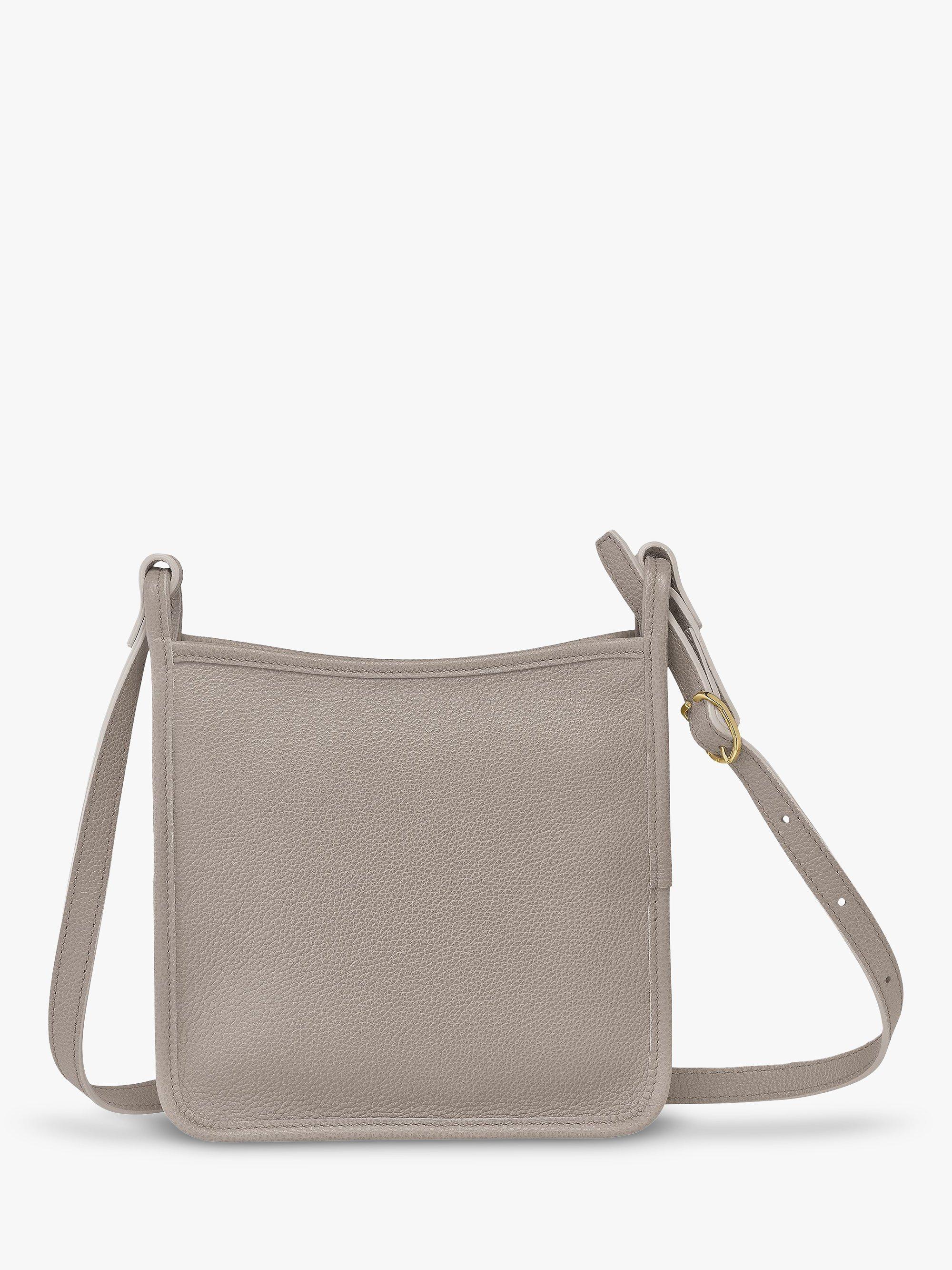 Product image 4 of 4, which shows Longchamp Le Foulonné Small Leather Cross Body Bag, Turtledove