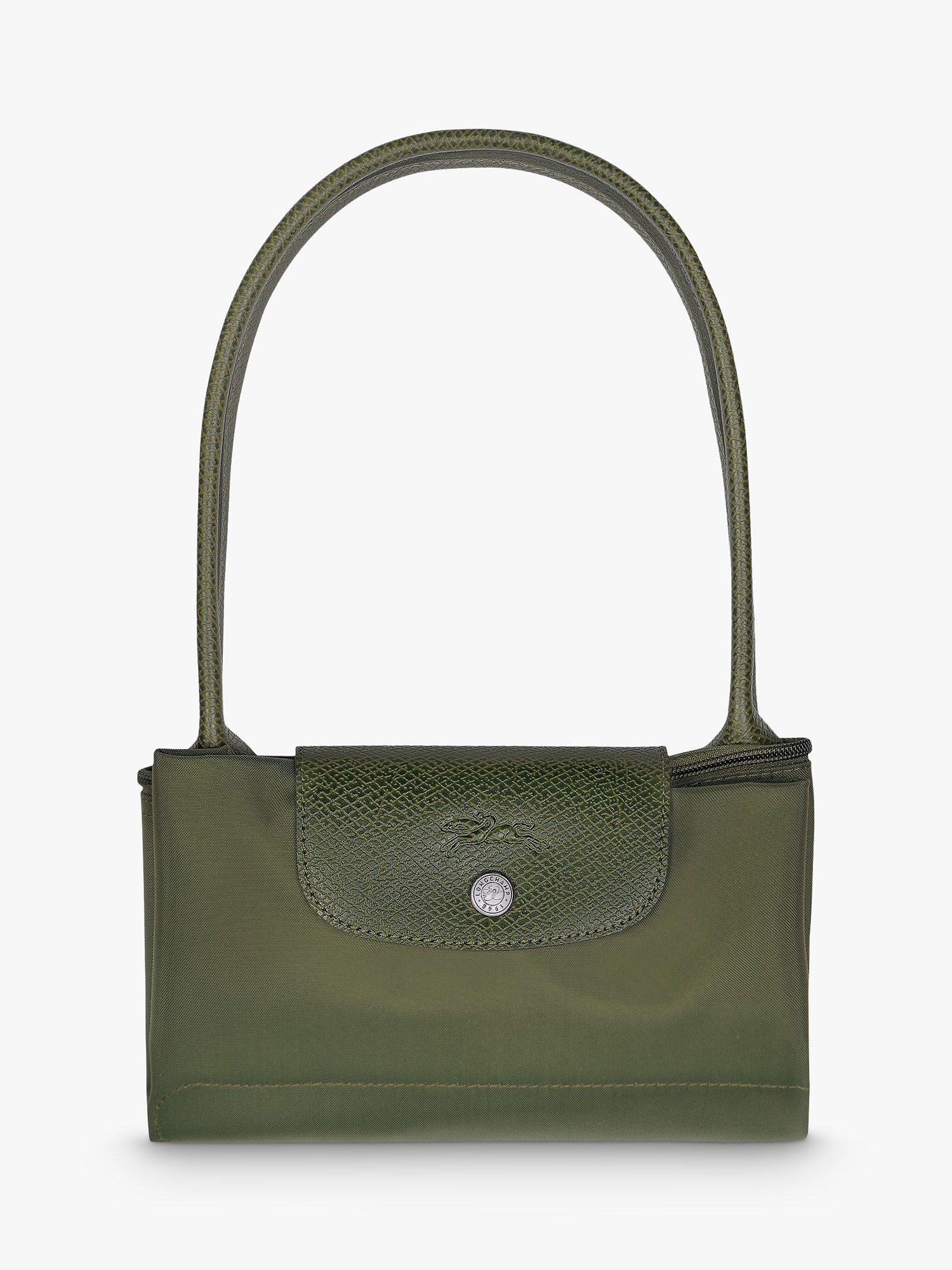 Longchamp Le Pliage Green Recycled Canvas Small Tote Bag, Forest