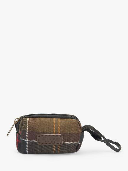 Barbour Tartan Poop Bag Holder, Multi