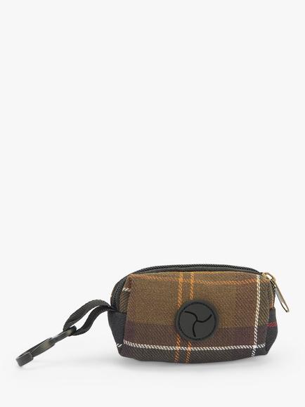 Barbour Tartan Poop Bag Holder - view 2, Multi